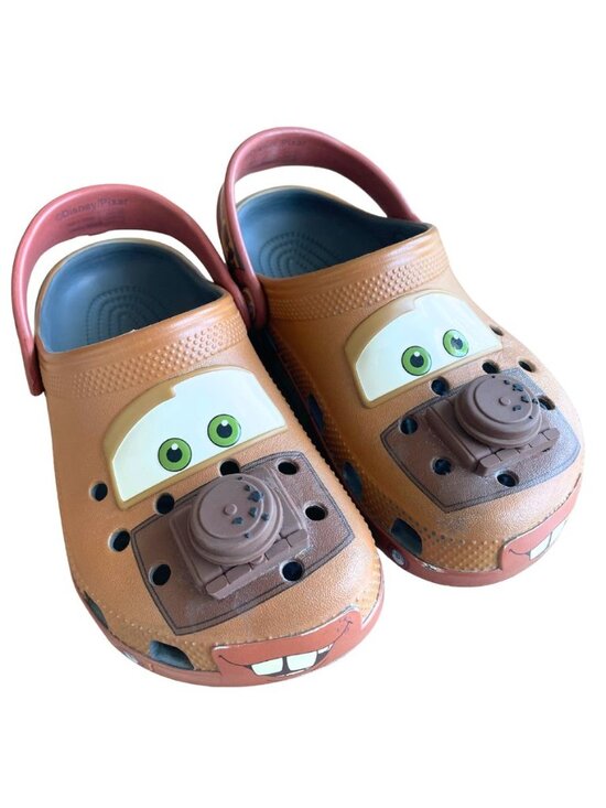 CROCS Other - Entire Closet $5! Crocs Disney Pixar Cars Tow Mater Slip On Clog Sandals Sz 2